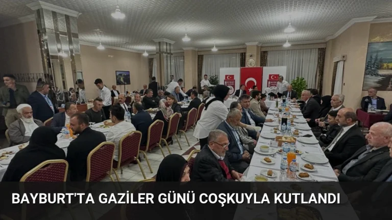 Bayburt’ta Gaziler Günü Coşkuyla Kutlandı