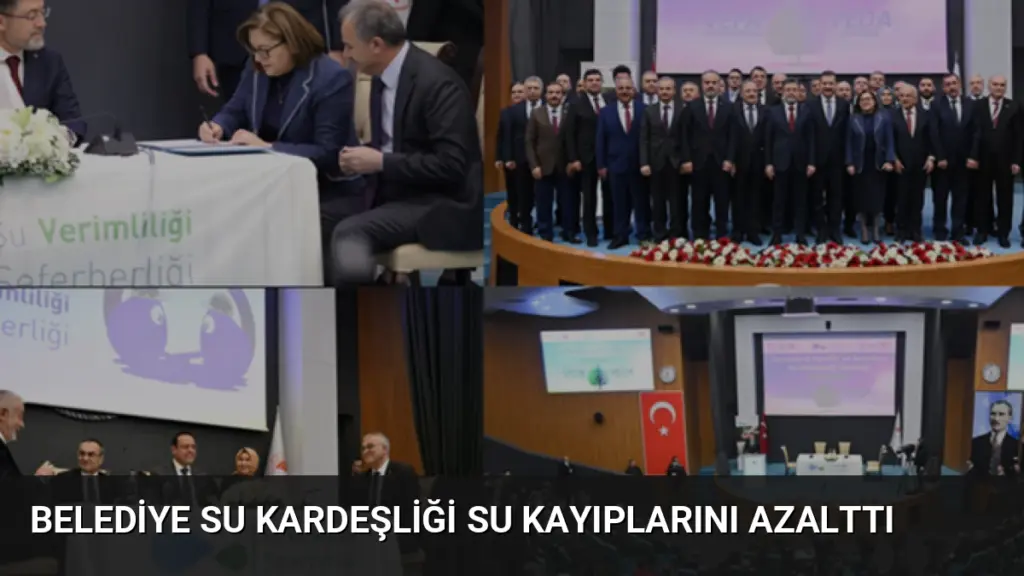 Belediye Su Kardeşliği Su Kayıplarını Azalttı