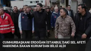 Cumhurbaşkanı Erdoğan İstanbul’daki Sel Afeti Hakkında Bakan Kurum’dan Bilgi Aldı