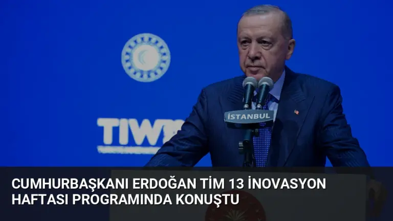 Cumhurbaşkanı Erdoğan TİM 13 İnovasyon Haftası Programında Konuştu