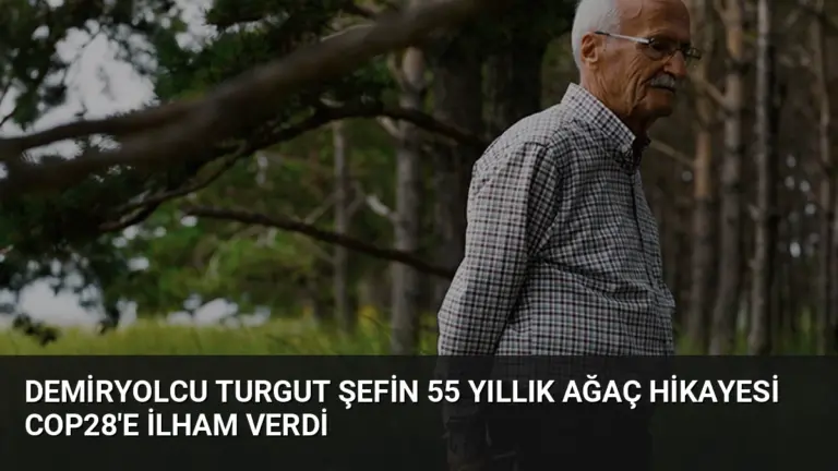 Demiryolcu Turgut Şefin 55 Yıllık Ağaç Hikayesi COP28’e İlham Verdi