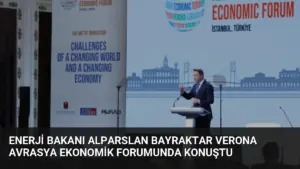 Enerji Bakanı Alparslan Bayraktar Verona Avrasya Ekonomik Forumunda Konuştu