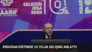 Erdoğan Eğitimde 24 Yıllık Gelişimi Anlattı