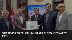 STK Temsilcileri Vali Mustafa Eldivan’ı Ziyaret Etti