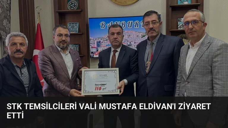 STK Temsilcileri Vali Mustafa Eldivan’ı Ziyaret Etti