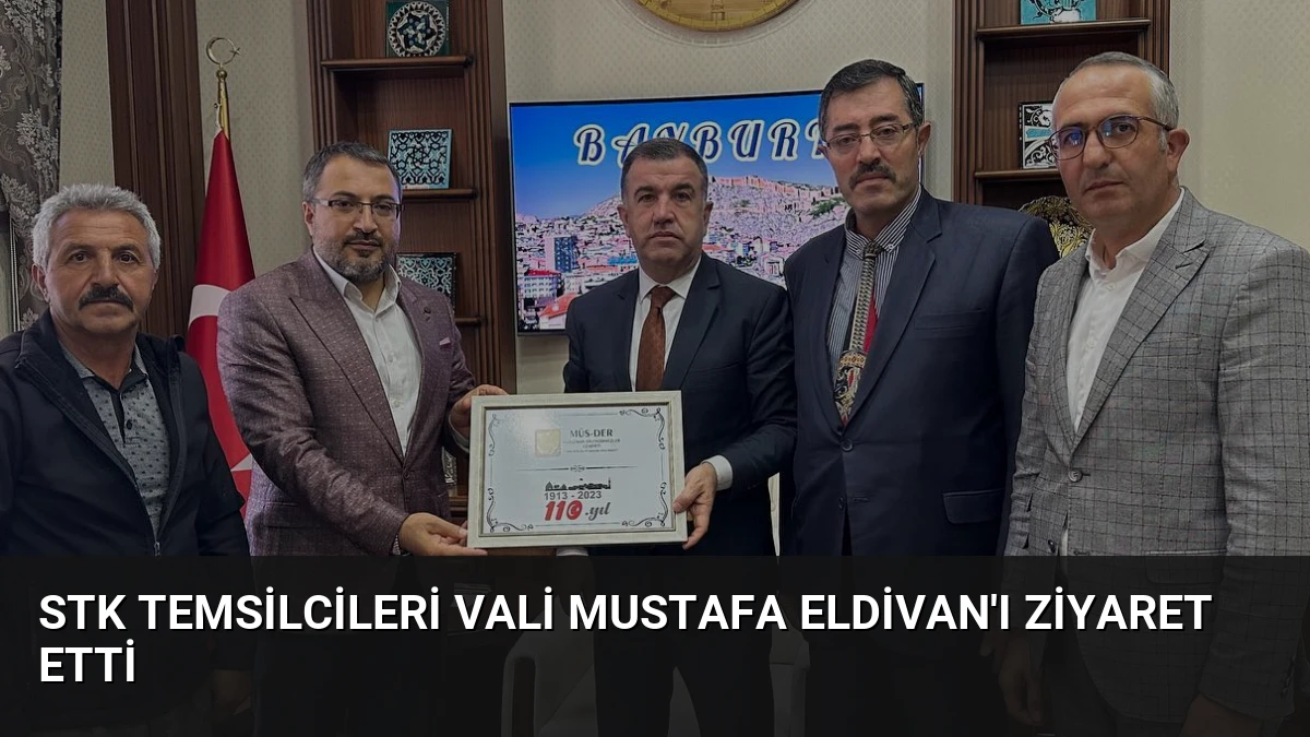 STK Temsilcileri Vali Mustafa Eldivan’ı Ziyaret Etti