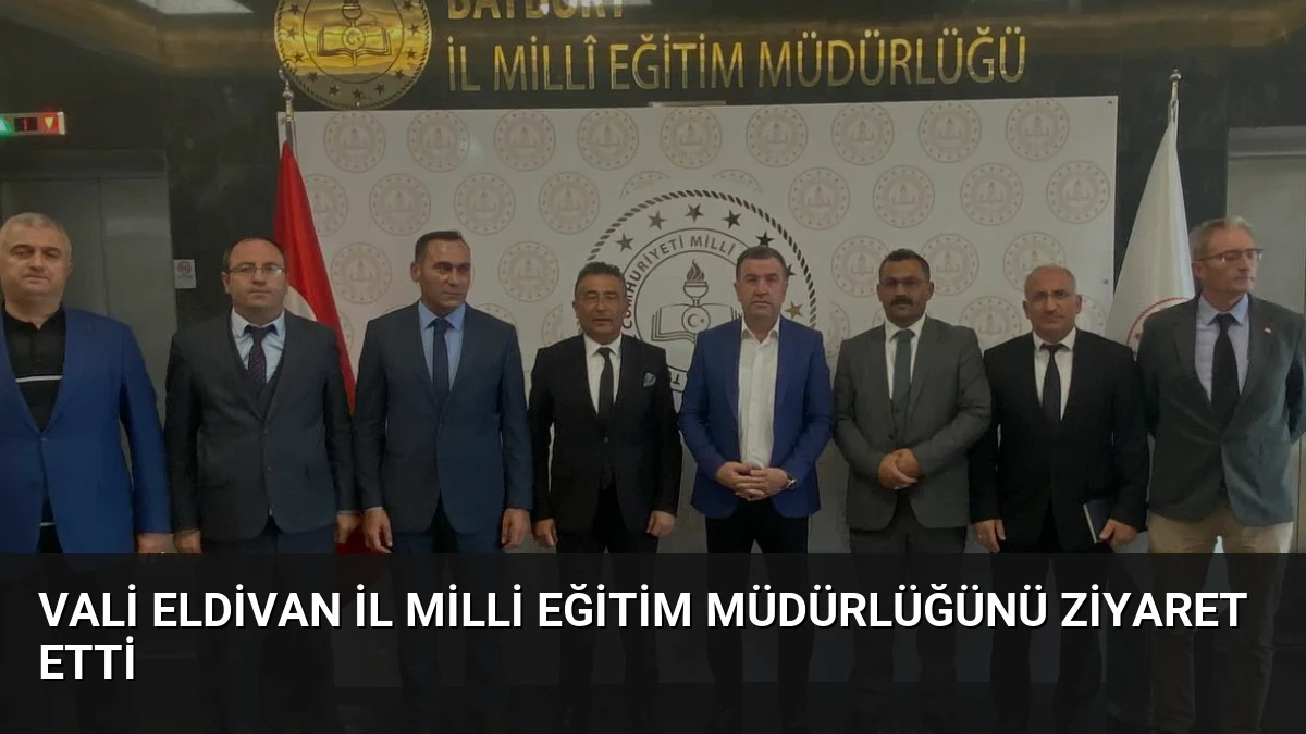 Vali Eldivan İl Milli Eğitim Müdürlüğünü Ziyaret Etti